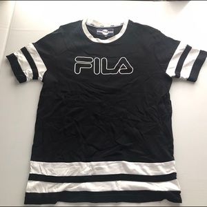 Fila black t shirt